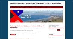 Desktop Screenshot of ichal-laserena.org